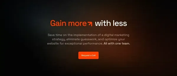 Entlify - Digital Marketing & Web Dev - Landing design inspiration