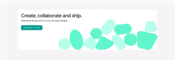 LottieFiles: Download Free lightweight animations for website & apps. - Landing design inspiration
