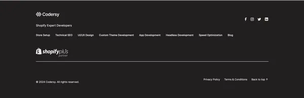 Shopify Plus Development  Agency - Custom Shopify Solutions - Landing design inspiration