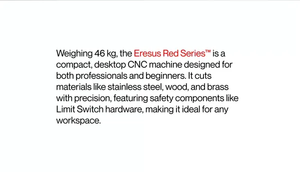 Eresus CNC | Precision Meets Power - Compact CNC Machines - Landing design inspiration