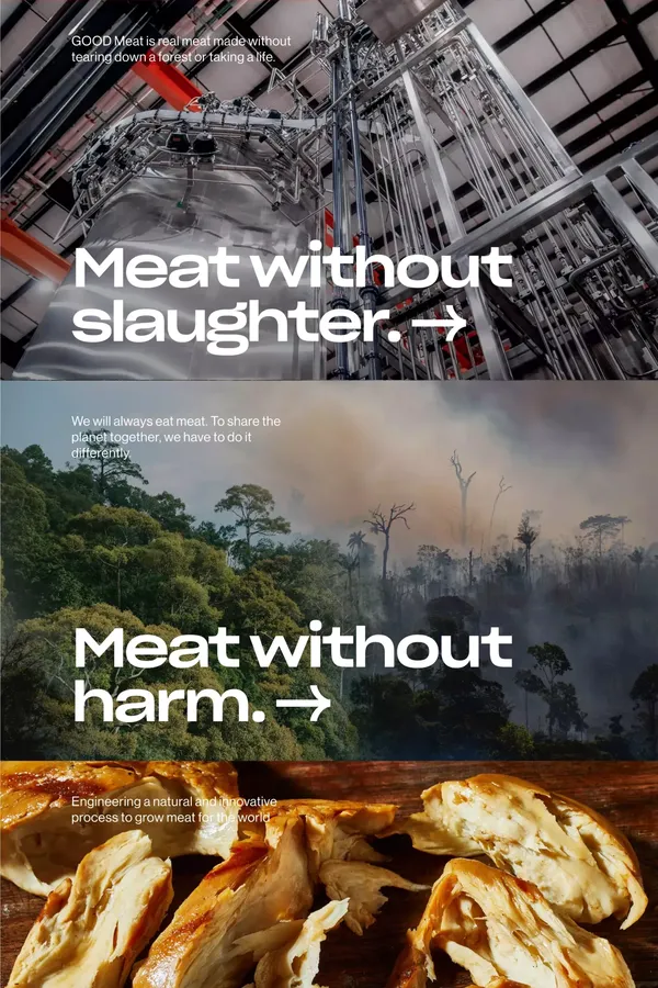 GOOD Meat | The future of meat - Landing design inspiration
