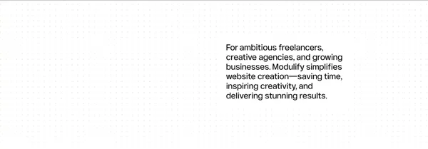 Modulify AI – Design Smarter, Build Faster | Powered by AI - Landing design inspiration