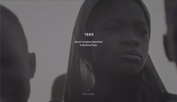 Burkinow: Bissiri - Landing design inspiration