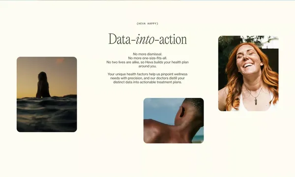 Heva Health | Personalized Telehealth for Wellness & Weight Loss - Landing design inspiration