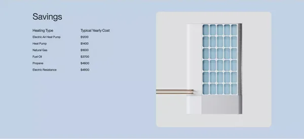 Electric Air | Heat Pumps - Landing design inspiration