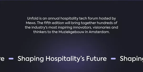 Unfold Amsterdam 2024 — Mews - Landing design inspiration
