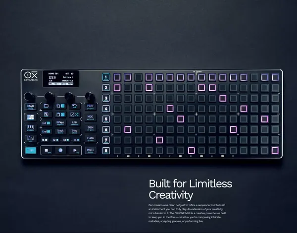 OXI ONE MKII — Creativity at the Speed of Inspiration - Landing design inspiration