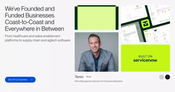 High Alpha | A B2B SaaS Venture Studio - Landing design inspiration