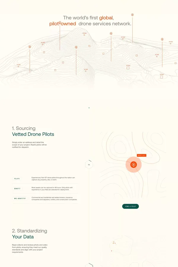 Raad Labs - Landing design inspiration