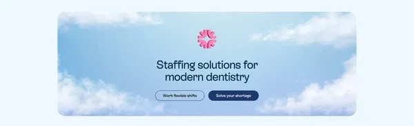 Dental staffing made simple | Teero - Landing design inspiration