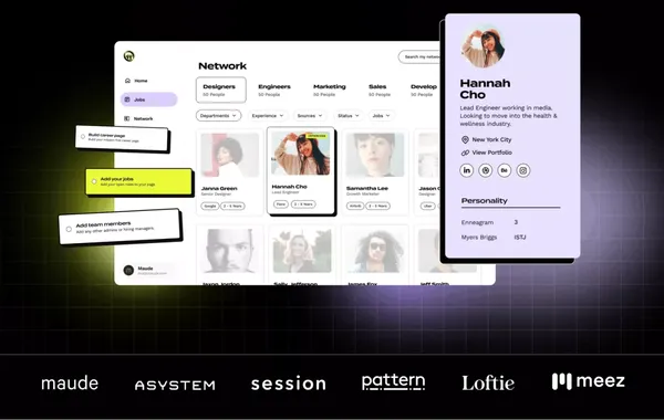 Parallel | The hiring stack for start ups - Landing design inspiration
