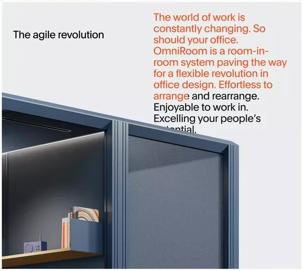 Modular room-in-room system flexible office future | OmniRoom by Mute - Landing design inspiration
