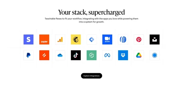 Teachable — Build & Sell Courses, Coaching,  Memberships & More - Landing design inspiration