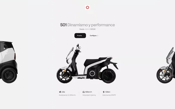 Silence | Urban Ecomobility - Landing design inspiration