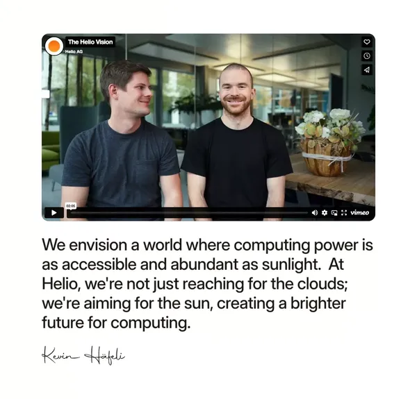 Helio: Powering a Brighter Cloud - Product page design inspiration