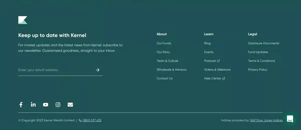 Kernel Wealth |  Make It Happen - Landing design inspiration