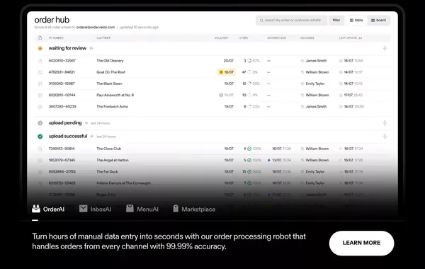 REKKI - We make wholesale operations smarter so you can serve better - Landing design inspiration
