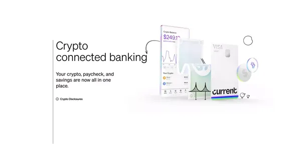 Current | Future of Banking - Landing design inspiration