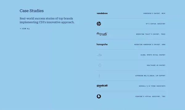 Conversation Design Institute | CDI Academy - Landing design inspiration