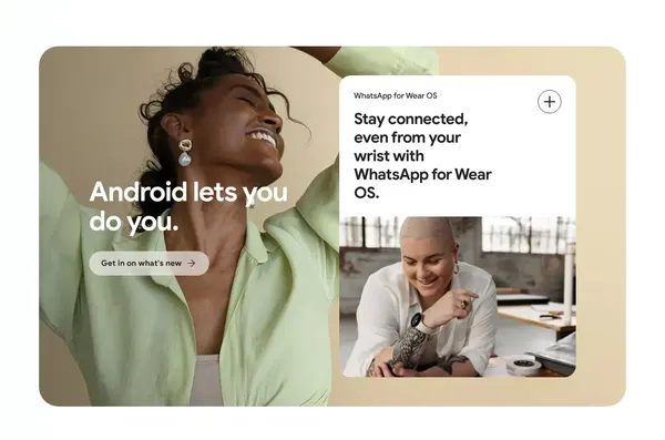 Android | Do More With Google on Android Phones & Devices - Landing design inspiration