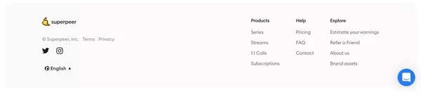 Superpeer | Home to your community with livestreams, live courses, 1:1s and more! - Landing design inspiration