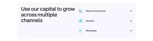 eCommerce, Amazon & Wholesale Funding | $5K-$20M | Wayflyer - Landing design inspiration