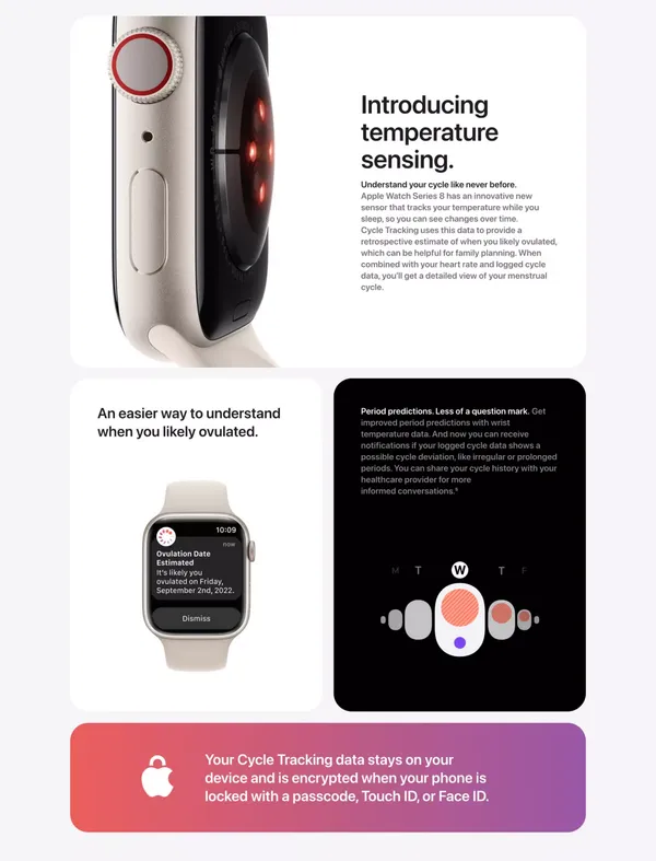 Apple Watch Series 8 - Apple - Landing design inspiration