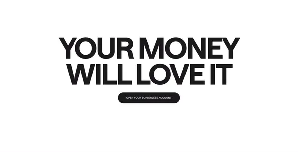 Due – Money beyond borders - Landing design inspiration