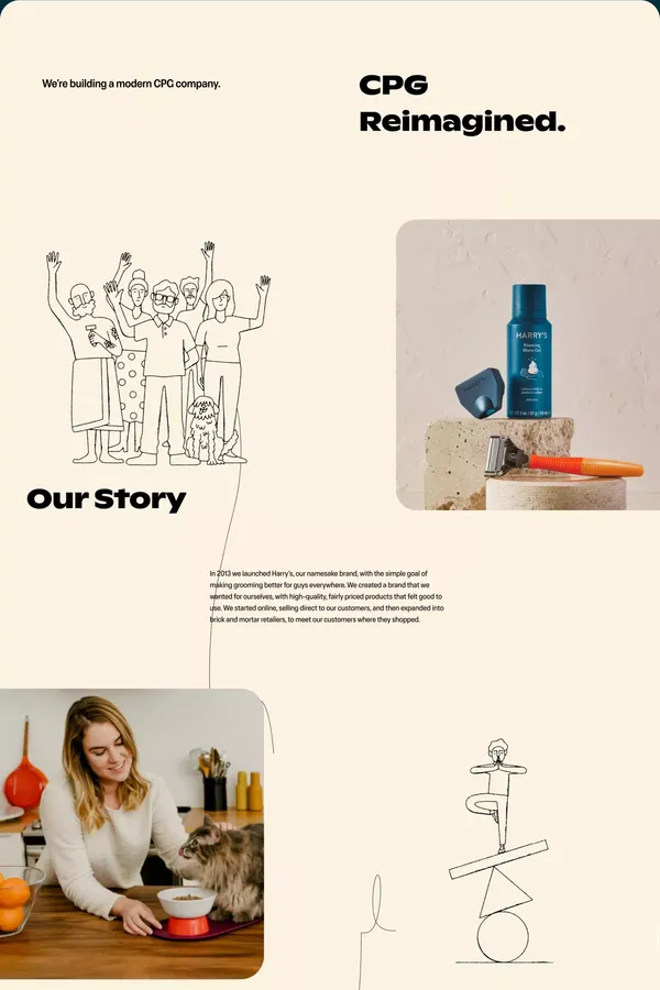 Harry's Inc. - Portfolio design inspiration
