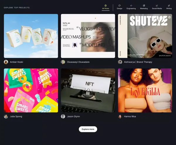 Freelance Marketplace: Commission-Free | Contra - Landing design inspiration