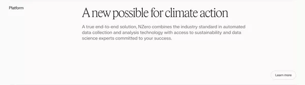 Net zero has a new standard. - Landing design inspiration
