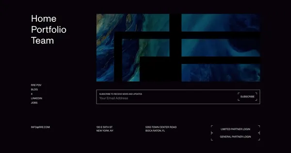 RRE: Early-Stage Venture Capital Partner - Landing design inspiration