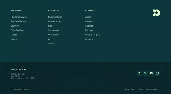 Customer.io Platform: Automation, Data, Content Creation - Landing design inspiration