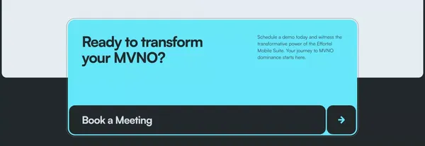 Effortel: Drive Telecom Revenue Growth | MVNE Solutions & Platforms - Landing design inspiration