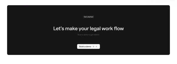 Leya | The future of legal work - Landing design inspiration