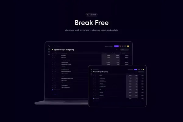 Saturation.io: Film Budgeting Software & Tools for Producers - website design inspiration