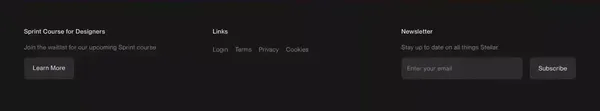 Stellar — Blazing fast design sprints - Landing design inspiration