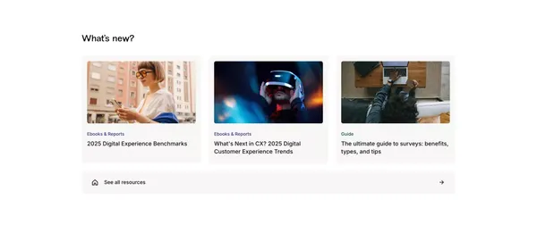 Contentsquare: all-in-one experience intelligence platform - Landing design inspiration