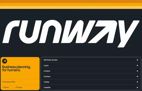 Runway Financial - Landing design inspiration