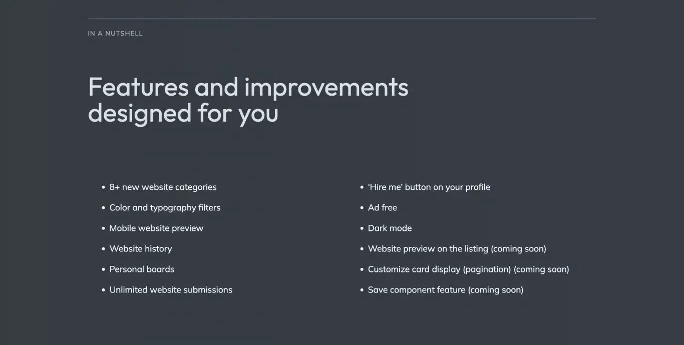 Features