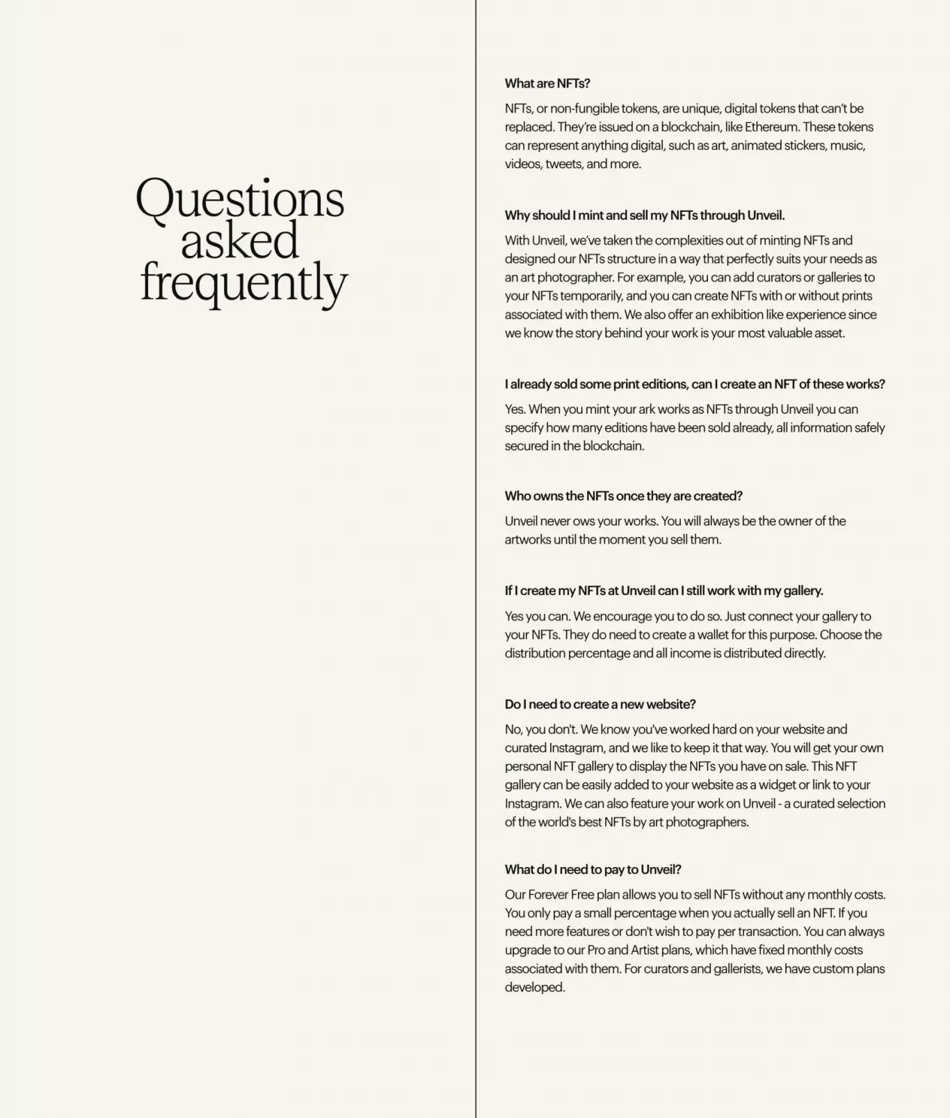 FAQ
