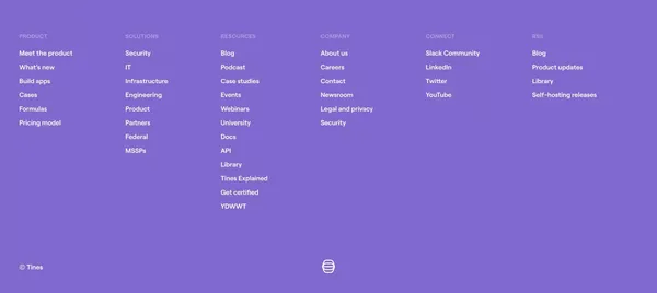 Tines | The smart, secure workflow builder - Landing design inspiration