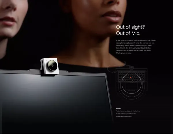 Opal Tadpole — The first portable webcam - Landing design inspiration
