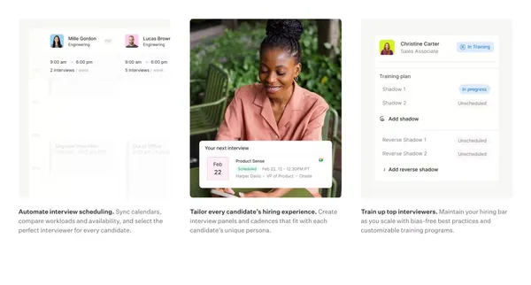 ModernLoop | The automated scheduling platform for interviews - Landing design inspiration