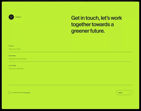 Future Green Steps | Investing in tomorrow - Landing design inspiration
