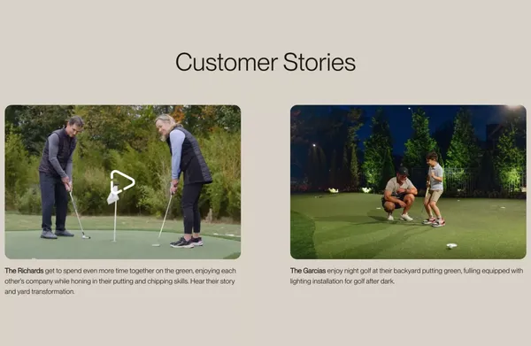 Custom Putting Greens & Artificial Turf in Nashville | 615 Turf - Landing design inspiration