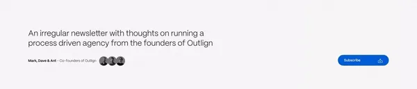 Outlign | Simple Project Management For Creative Agencies - Landing design inspiration