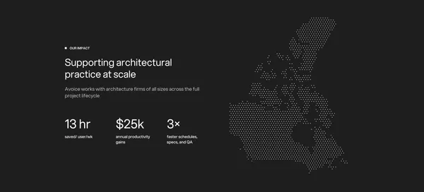 Avoice | AI Workspace For Architects | Request a Demo Today - Landing design inspiration