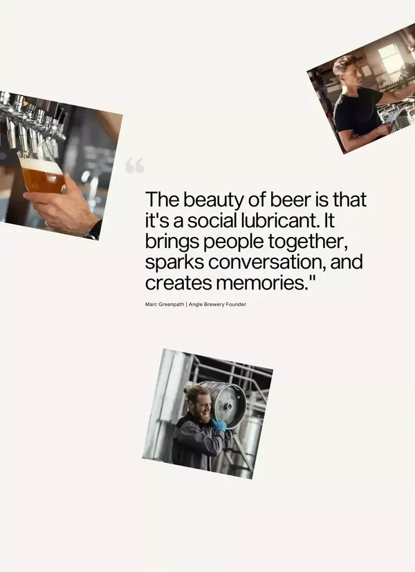 Angle Brewery | High-Quality Brews for Beer Lovers - Landing design inspiration