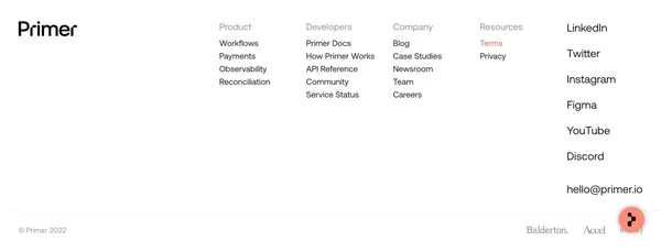 Primer: The ultimate commerce & payments automation platform - Landing design inspiration